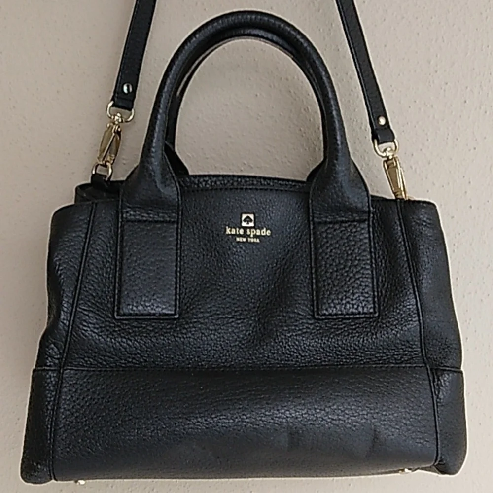 Kate Spade Southport Jenny satchel bag black leather